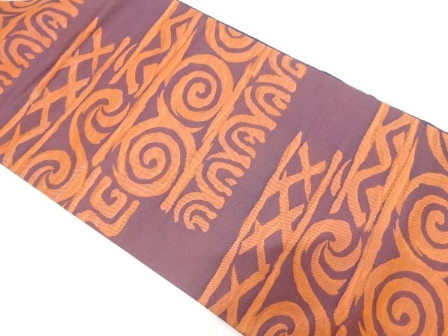 JAPANESE KIMONO / NAGOYA OBI / ABSTRACT PATTERN 